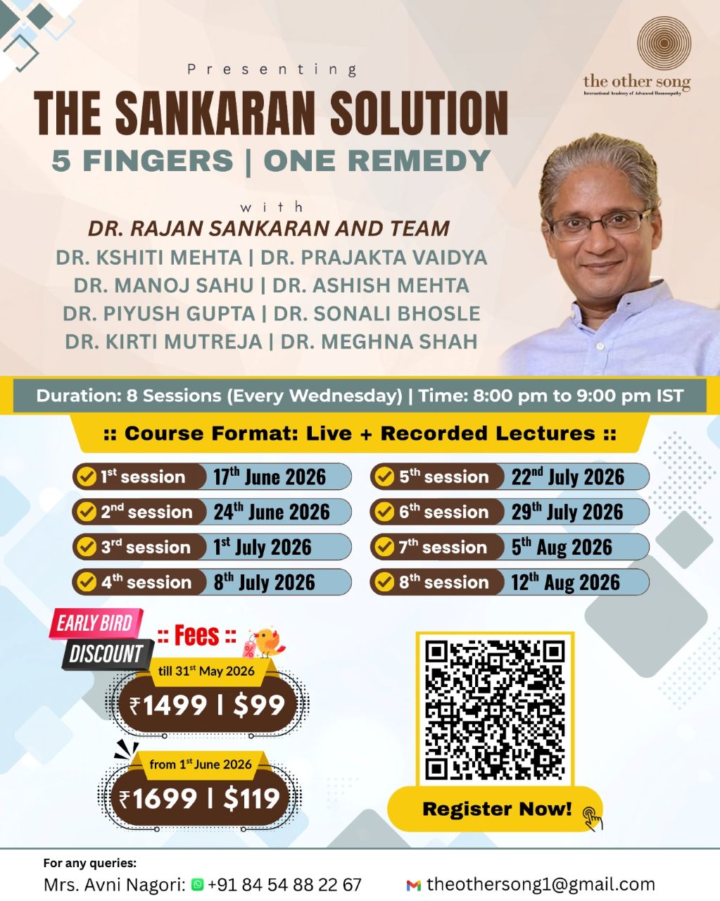 The Sankaran Solution — 5 Fingers. One Remedy
